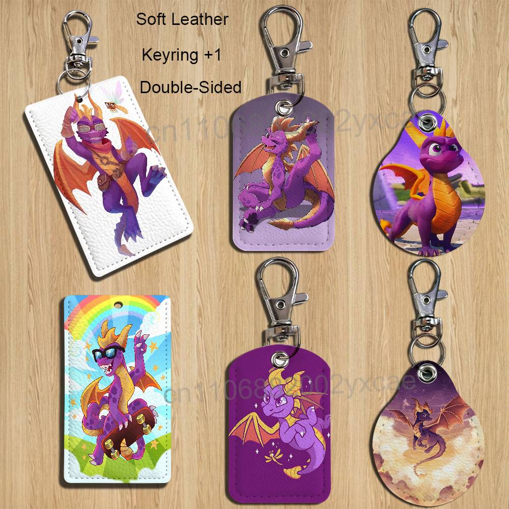 Gaming Accessories Gifts - Game Spyro the Dragon Sparx Schlüsselanhänger