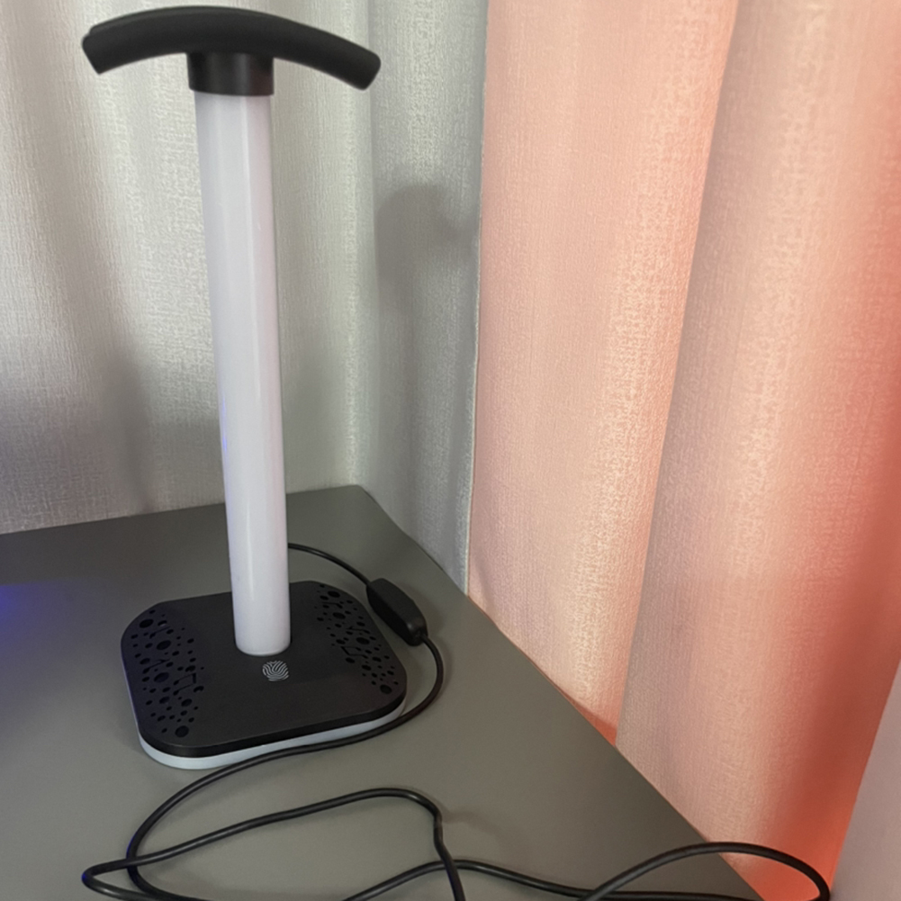 Gaming Accessories Headset - RGB-Licht-Gaming-Headset, unterstützt rutschfeste, universelle Gaming-Kopfhörerhalterung, kratzfest,