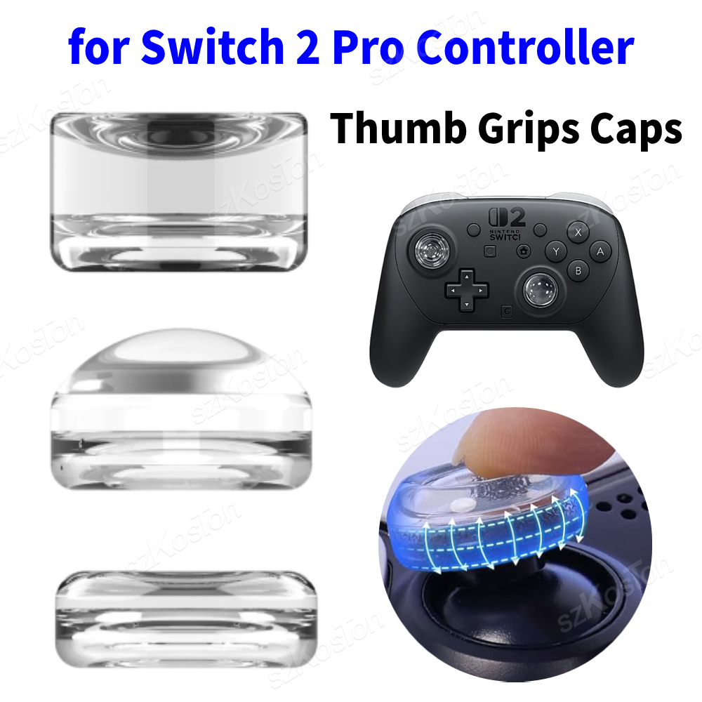 Japanese Gaming Accessories - Klare Daumengriffe, Kappen für Switch 2