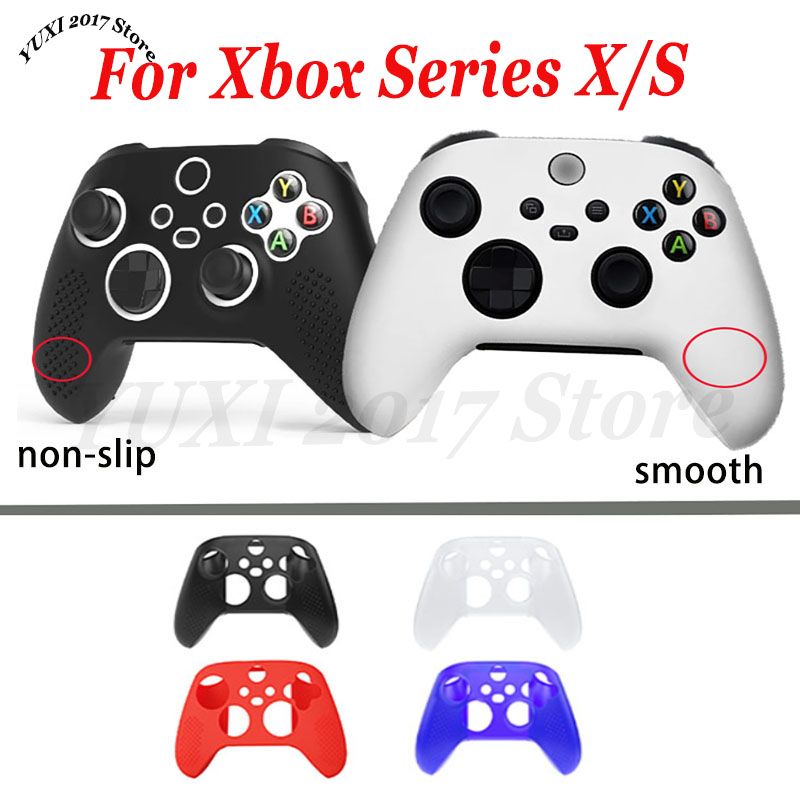 Gaming Controllers Xbox Accessories - Zwei Arten von rutschfesten, weichen Silikon-Schutzhüllen,