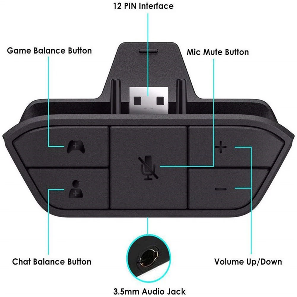Stereo-Headset-Adapter für Xbo – Gaming Accessories Headset Bewertung und Preis