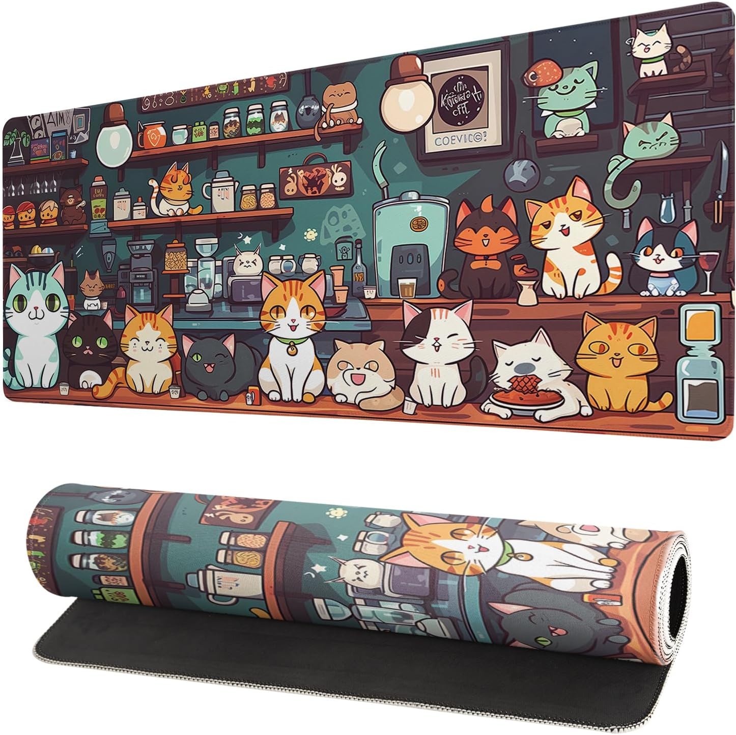 Großes Gaming-Mauspad mit Kaff – Gaming Accessories Shop Bewertung und Preis