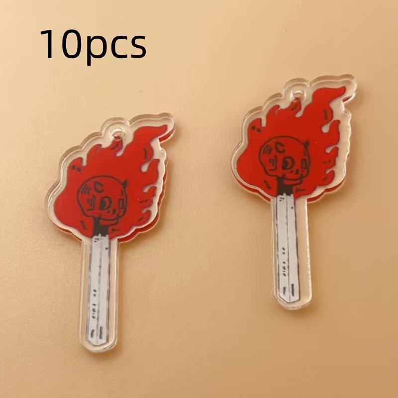 10 Stück Acryl-Totenkopf-Anhän – Gaming Accessories Gifts Bewertung und Preis