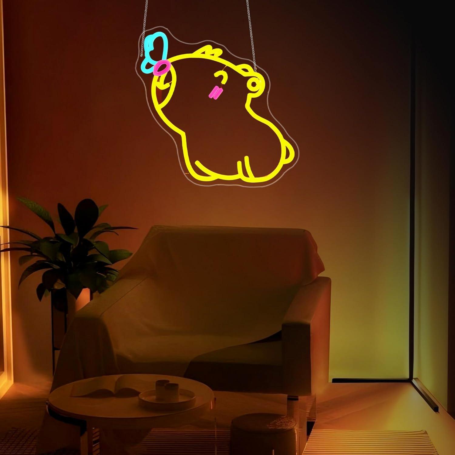 Capybara Neon-Schild USB Dimmb – Gaming Accessories Shop Bewertung und Preis